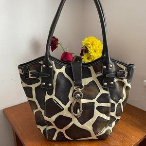 Y2k Dooney & Bourke Leather Giraffe Bag